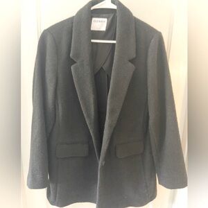 Old Navy women’s Size large oversized black wool blazer/jacket